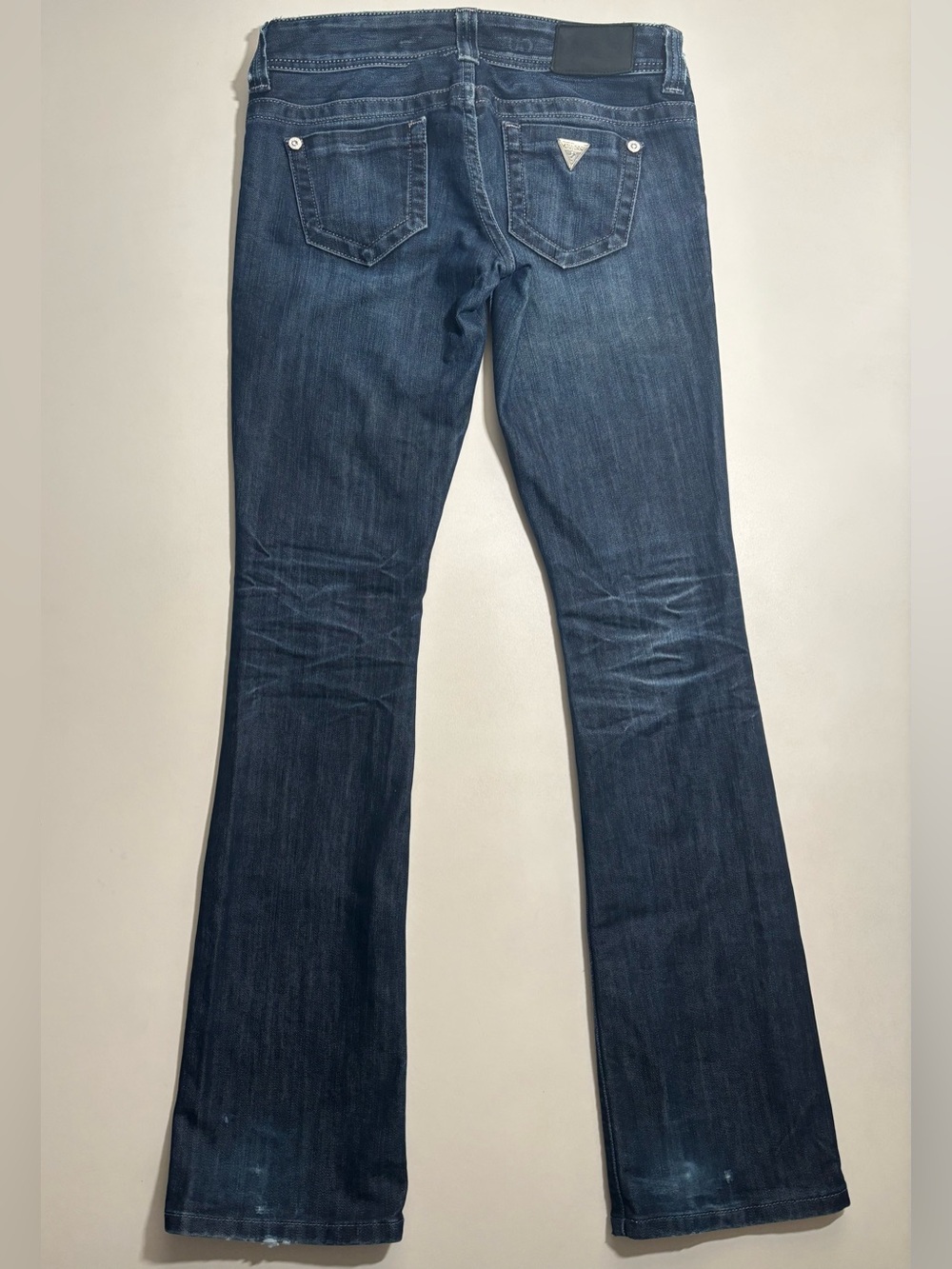 Guess premium Y2K Dark Blue Flare Jeans for Women size 25 grunge